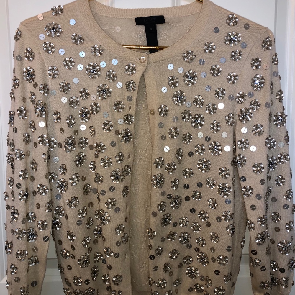 JCrew Sequin Sweater